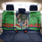 Personalized Canberra Raiders ANZAC Tribute Back Car Seat Cover Poppy Field Soldier Silhouette Aboriginal Rugby Mascot
