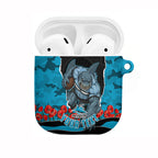 Personalized Sharks ANZAC Tribute AirPods Case Poppy Field Soldier Silhouette Aboriginal Rugby Mascot
