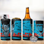 Personalized Sharks ANZAC Tribute 4 in 1 Can Cooler Tumbler Poppy Field Soldier Silhouette Aboriginal Rugby Mascot