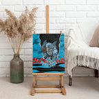 Personalized Sharks ANZAC Tribute Canvas Wall Art Poppy Field Soldier Silhouette Aboriginal Rugby Mascot