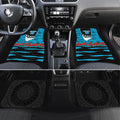 Personalized Sharks ANZAC Tribute Car Mats Poppy Field Soldier Silhouette Aboriginal Rugby Mascot