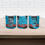Personalized Sharks ANZAC Tribute Ceramic Mug Poppy Field Soldier Silhouette Aboriginal Rugby Mascot