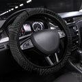 Sharks ANZAC Tribute Steering Wheel Cover Poppy Field Soldier Silhouette Aboriginal Rugby Mascot