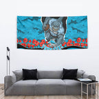 Personalized Sharks ANZAC Tribute Tapestry Poppy Field Soldier Silhouette Aboriginal Rugby Mascot