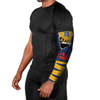 Personalized Parramatta Eels ANZAC Tribute Arm Sleeves Poppy Field Soldier Silhouette Aboriginal Rugby Mascot
