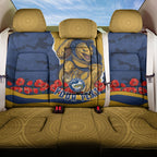 Personalized Parramatta Eels ANZAC Tribute Back Car Seat Cover Poppy Field Soldier Silhouette Aboriginal Rugby Mascot