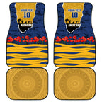 Personalized Parramatta Eels ANZAC Tribute Car Mats Poppy Field Soldier Silhouette Aboriginal Rugby Mascot