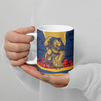 Personalized Parramatta Eels ANZAC Tribute Ceramic Mug Poppy Field Soldier Silhouette Aboriginal Rugby Mascot