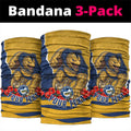 Personalized Parramatta Eels ANZAC Tribute Neck Gaiter Poppy Field Soldier Silhouette Aboriginal Rugby Mascot