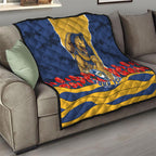Personalized Parramatta Eels ANZAC Tribute Quilt Poppy Field Soldier Silhouette Aboriginal Rugby Mascot