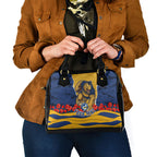 Personalized Parramatta Eels ANZAC Tribute Shoulder Handbag Poppy Field Soldier Silhouette Aboriginal Rugby Mascot