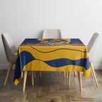Personalized Parramatta Eels ANZAC Tribute Tablecloth Poppy Field Soldier Silhouette Aboriginal Rugby Mascot