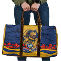 Personalized Parramatta Eels ANZAC Tribute Travel Bag Poppy Field Soldier Silhouette Aboriginal Rugby Mascot