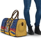 Personalized Parramatta Eels ANZAC Tribute Travel Bag Poppy Field Soldier Silhouette Aboriginal Rugby Mascot