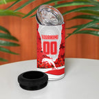 Personalized Dolphins ANZAC Tribute 4 in 1 Can Cooler Tumbler Poppy Field Soldier Silhouette Aboriginal Rugby Mascot