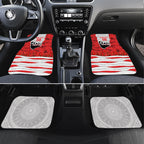 Personalized Dolphins ANZAC Tribute Car Mats Poppy Field Soldier Silhouette Aboriginal Rugby Mascot