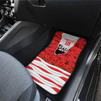 Personalized Dolphins ANZAC Tribute Car Mats Poppy Field Soldier Silhouette Aboriginal Rugby Mascot