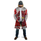 Personalized Dolphins ANZAC Tribute Cloak Poppy Field Soldier Silhouette Aboriginal Rugby Mascot