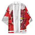 Personalized Dolphins ANZAC Tribute Kimono Poppy Field Soldier Silhouette Aboriginal Rugby Mascot