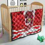 Personalized Dolphins ANZAC Tribute Quilt Poppy Field Soldier Silhouette Aboriginal Rugby Mascot