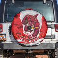Personalized Dolphins ANZAC Tribute Spare Tire Cover Poppy Field Soldier Silhouette Aboriginal Rugby Mascot