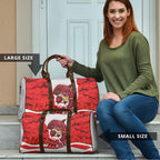 Personalized Dolphins ANZAC Tribute Travel Bag Poppy Field Soldier Silhouette Aboriginal Rugby Mascot