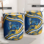 Eels Rugby Mascot Laundry Basket Fierce Athlete Graphic in Sports Style