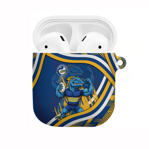 Eels Rugby Mascot AirPods Case Fierce Athlete Graphic in Sports Style