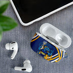 Eels Rugby Mascot AirPods Case Fierce Athlete Graphic in Sports Style