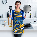 Eels Rugby Mascot Apron Fierce Athlete Graphic in Sports Style