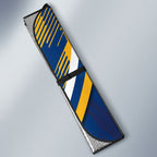 Eels Rugby Mascot Auto Sun Shade Fierce Athlete Graphic in Sports Style