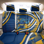 Eels Rugby Mascot Back Car Seat Cover Fierce Athlete Graphic in Sports Style