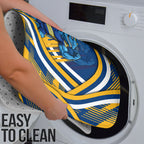 Eels Rugby Mascot Bathroom Set Fierce Athlete Graphic in Sports Style