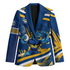 Eels Rugby Mascot Blazer Fierce Athlete Graphic in Sports Style