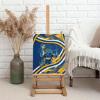 Eels Rugby Mascot Canvas Wall Art Fierce Athlete Graphic in Sports Style