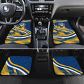 Eels Rugby Mascot Car Mats Fierce Athlete Graphic in Sports Style