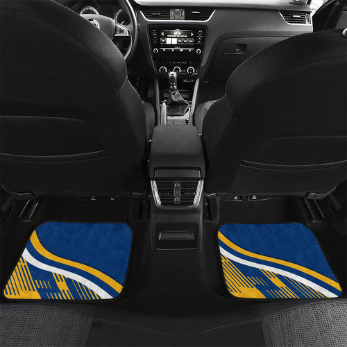 Eels Rugby Mascot Car Mats Fierce Athlete Graphic in Sports Style
