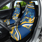 Eels Rugby Mascot Car Seat Cover Fierce Athlete Graphic in Sports Style