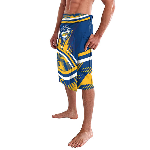 Eels Rugby Mascot Lavalava Fierce Athlete Graphic in Sports Style