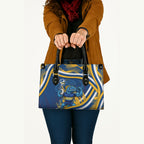 Eels Rugby Mascot Leather Bag Fierce Athlete Graphic in Sports Style