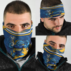 Eels Rugby Mascot Neck Gaiter Fierce Athlete Graphic in Sports Style