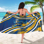 Eels Rugby Mascot Sarong Fierce Athlete Graphic in Sports Style