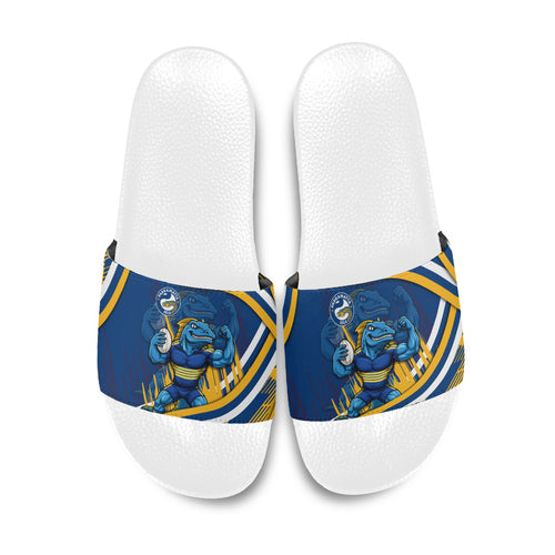 Eels Rugby Mascot Slide Sandals Fierce Athlete Graphic in Sports Style