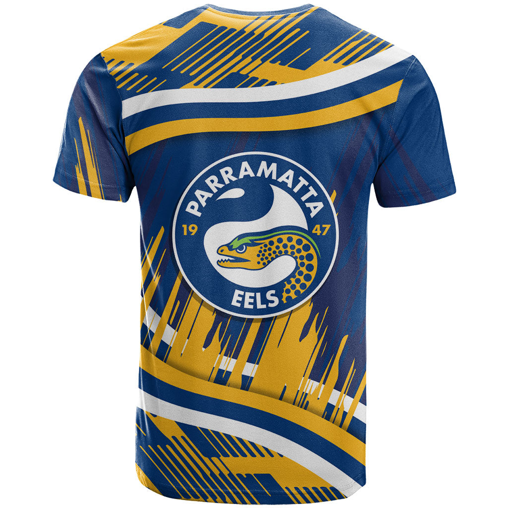 Eels Rugby Mascot T Shirt Fierce Athlete Graphic in Sports Style