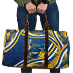 Eels Rugby Mascot Travel Bag Fierce Athlete Graphic in Sports Style