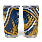 Eels Rugby Mascot Tumbler Cup Fierce Athlete Graphic in Sports Style