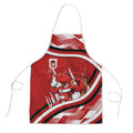 Dragons Rugby Mascot Apron Fierce Athlete Graphic in Sports Style