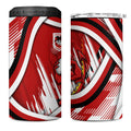 Dragons Rugby Mascot 4 in 1 Can Cooler Tumbler Fierce Athlete Graphic in Sports Style