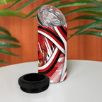 Dragons Rugby Mascot 4 in 1 Can Cooler Tumbler Fierce Athlete Graphic in Sports Style