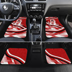 Dragons Rugby Mascot Car Mats Fierce Athlete Graphic in Sports Style